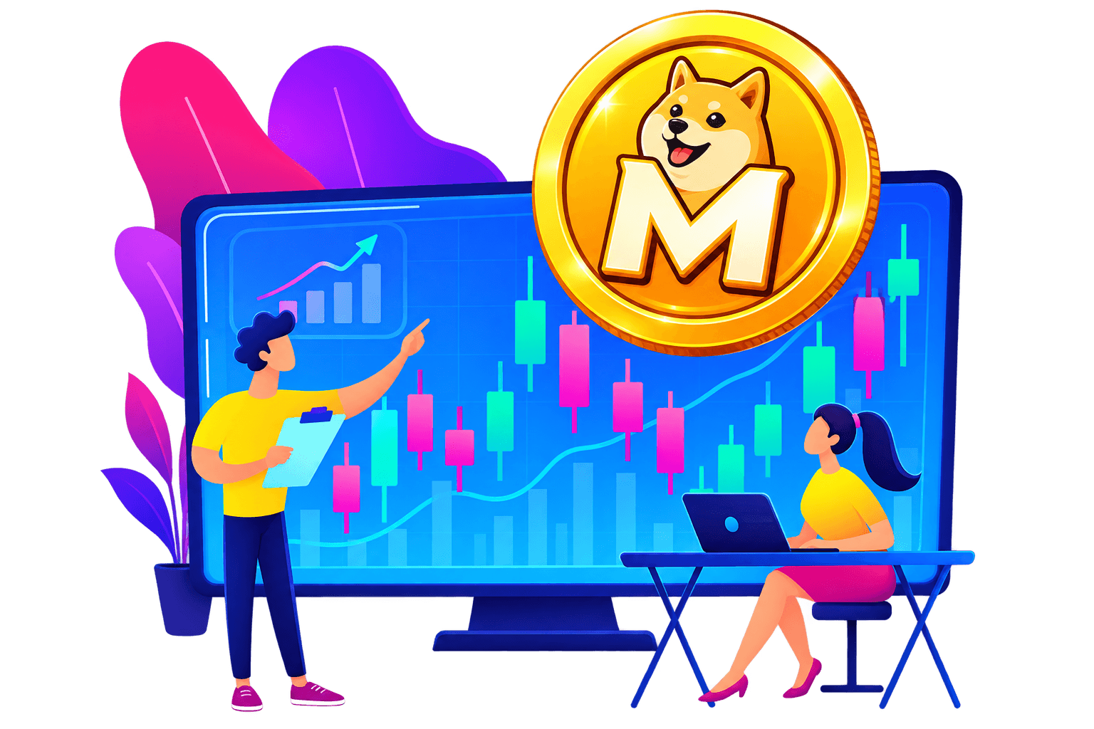 Crypto trading dashboard preview